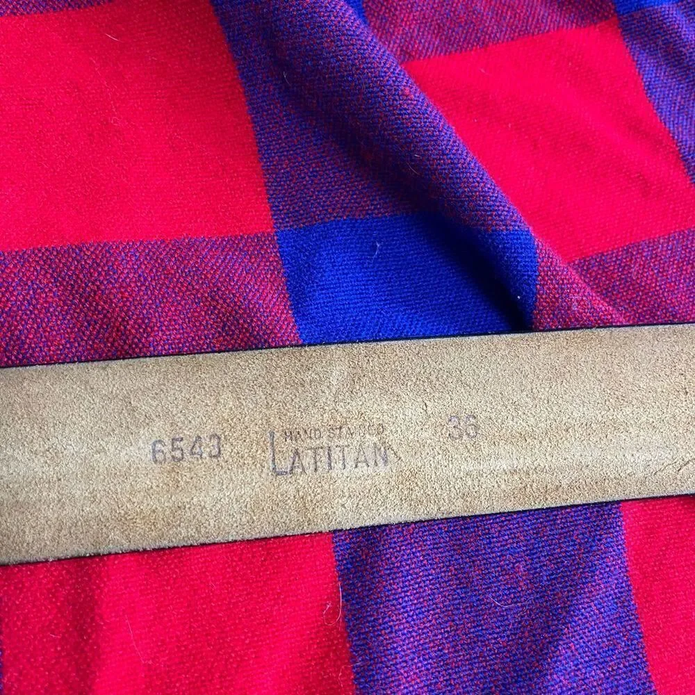 Lyntone VTG Hand Stained Men’s Brown Belt Size 36